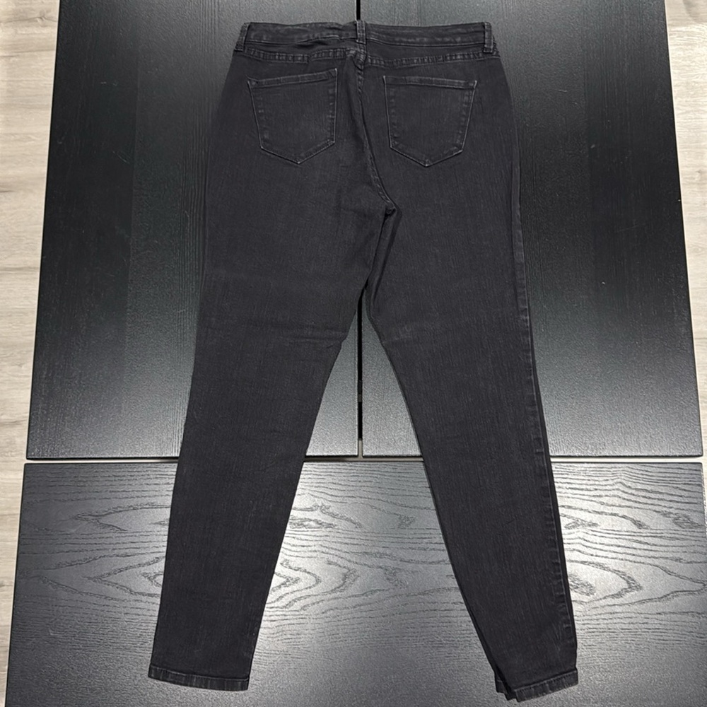 Nine West Black Denim Skinny Jeans - 10 - Picture 2 of 6